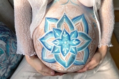 5 belly painting