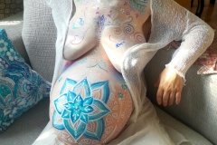 4 belly painting