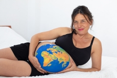 10 Belly painting "Mother Earth"