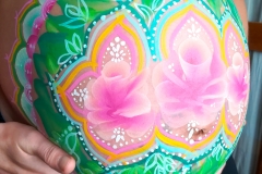 8 belly painting