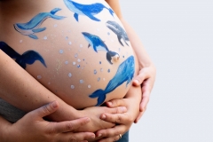 1 belly painting